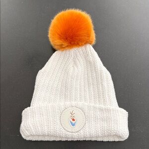 Love Your Melon x Disney White Knit Olaf Beanie